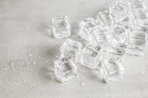 chewing on ice cubes, bad for teeth