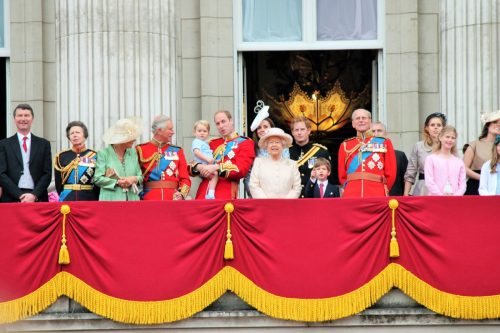 the royal family at buckingham palace