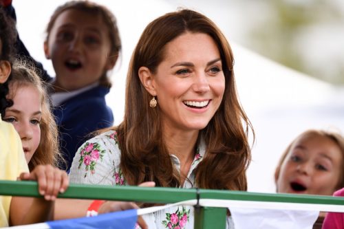 Kate Middleton smiling.