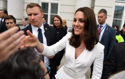 The Duke and Duchess of Cambridge visit in Poland o/p Kate Middleton