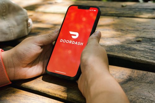 doordash app on phone