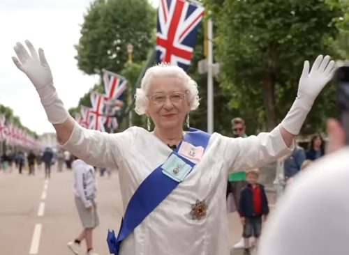 Queen lookalike Mary Reynolds.