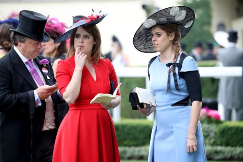 Princess Beatrice and Eugenie.