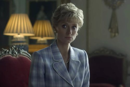 Elizabeth Debicki as Princess Diana in Netflix TV show "The Crown."