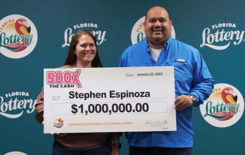 Stephen Espinoza, Florida Lotter Winner.