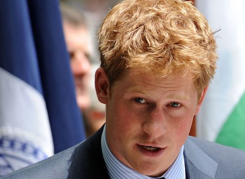 Young Prince Harry.