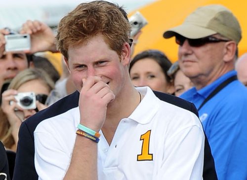 Young Prince Harry.