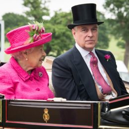 Prince Andrew and the Queen