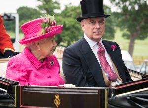 Prince Andrew and the Queen