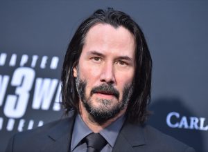 Keanu Reeves at the "John Wick 3" premiere