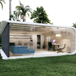These Super Cute Tiny Homes are Made on a 3D Printer From Recyclable Plastic