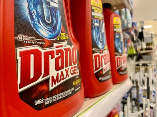 Drain cleaner Drano