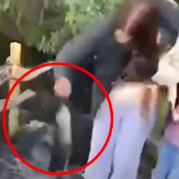Video Shows Eel Biting Woman Who Was “Fishing” For Her Phone in Pond