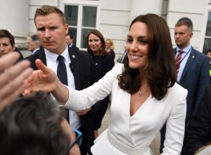 The Duke and Duchess of Cambridge visit in Poland o/p Kate Middleton