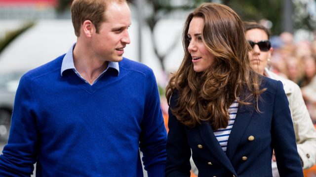 Duke and Duchess of Cambridge (Prince William and Kate Middleton) visit Auckland's Viaduct Harbour during their New Zealand tour on April 11, 2014 in Auckland, New Zealand.