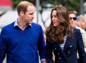 Duke and Duchess of Cambridge (Prince William and Kate Middleton) visit Auckland's Viaduct Harbour during their New Zealand tour on April 11, 2014 in Auckland, New Zealand.