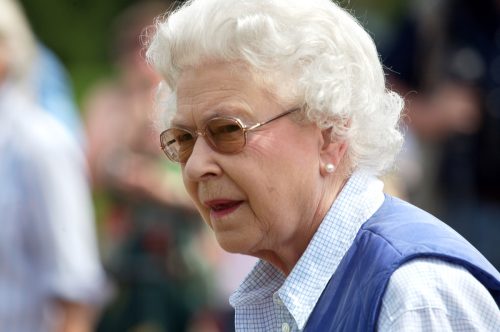 The queen of United Kingdom Elizabeth II