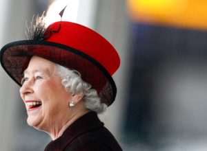 Queen Elizabeth II smiles