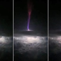 Scientists Amazed by This Gigantic Upside-Down Lightning Bolt That Hit “The Edge of Space”