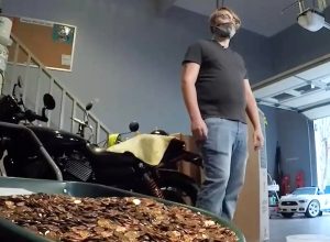 Boss Pays Worker with 91,500 Oily Pennies