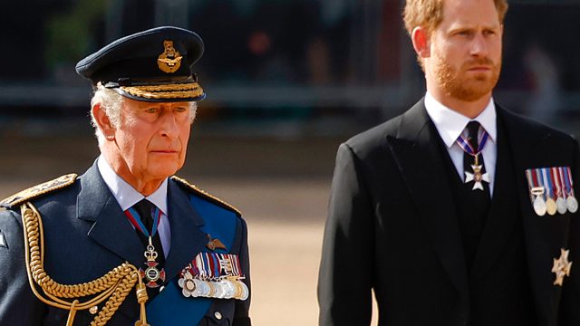 The Coffin Carrying Queen Elizabeth II Is Transferred From Buckingham Palace To The Palace Of Westminster