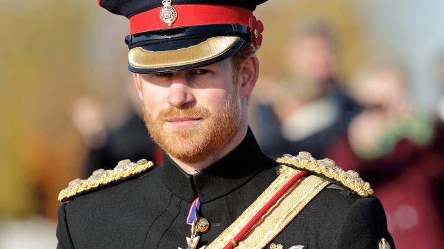 Prince Harry Attends The Armistice Day Service