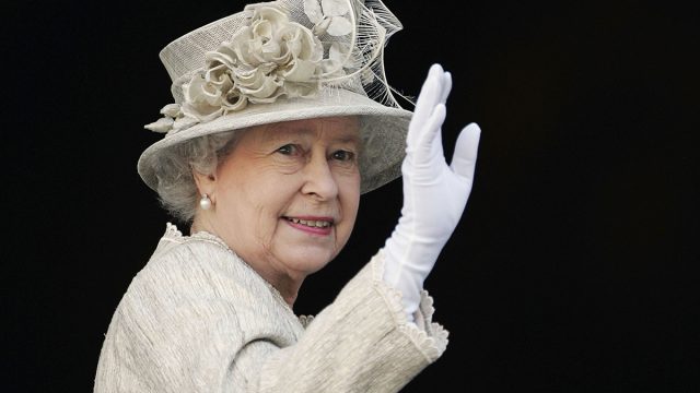 Queen Elizabeth II Attends A Thanksgiving Service