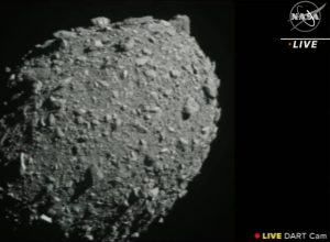 Video Shows NASA’s DART Spacecraft Smashing Into Asteroid