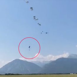 Video Shows US Army Paratrooper Free Falling After Parachute Fails, With Reserve Inflating Seconds Before Landing