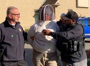 Woman Allegedly Attacked Officers With Bee Hives During Eviction