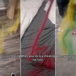 Video Shows Woman Pouring Glitter All Over “Cheating” Partner’s House