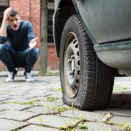 Man’s Tire Punctured After Driving Over 100-Ounce Bar of Silver