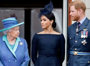 Queen Elizabeth Worried Prince Harry Was “a Little Too in Love” With Meghan, Say Reports
