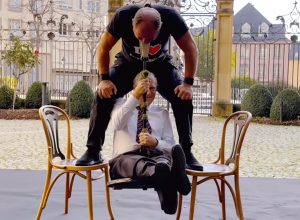 Video Shows Strongman Lifting Bill Gates With His Teeth