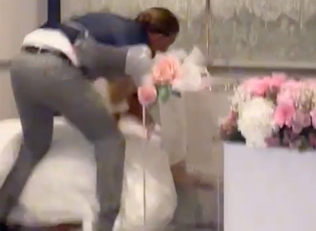 Video Shows Groom Smashing Wedding Cake In Face Of New Wife