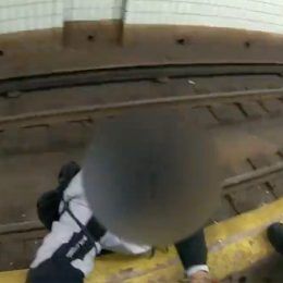 Terrifying Moment Hero NYPD Officers Pull Fallen Stranger From Subway Tracks to Safety