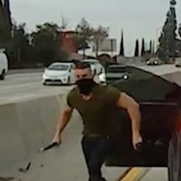 Wild Moment Enraged Tesla Driver Smashes Cars With Metal Pipe in Road Rage Rampage