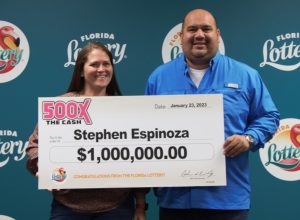 Stephen Espinoza, Florida Lotter Winner.