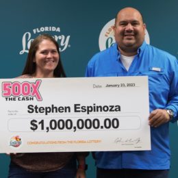 Stephen Espinoza, Florida Lotter Winner.