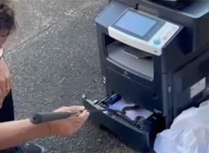 Receptionist Shocked by Venomous Snake While Refilling Printer Paper
