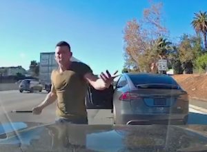 Suspected Pipe-Wielding Tesla Driver Arrested After Series of Road Rage Attacks