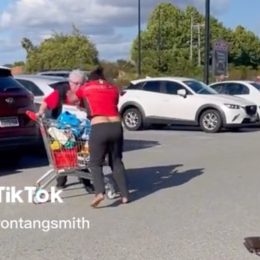 Elderly Worker Fights With Customer Allegedly Trying to Steal Cart of Groceries