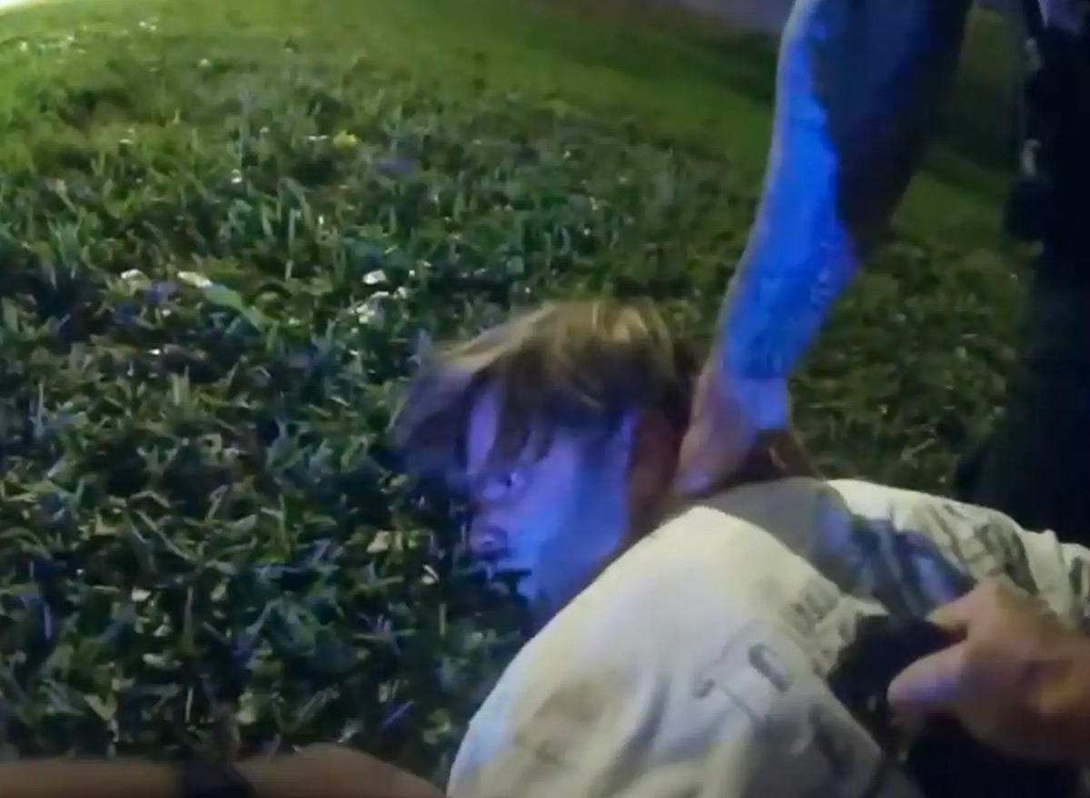 Biker Scoffs at Cops, Gets Hit by Truck