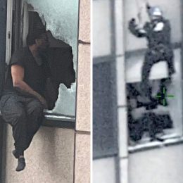 Officer Kicks Suicidal Fugitive Back Inside