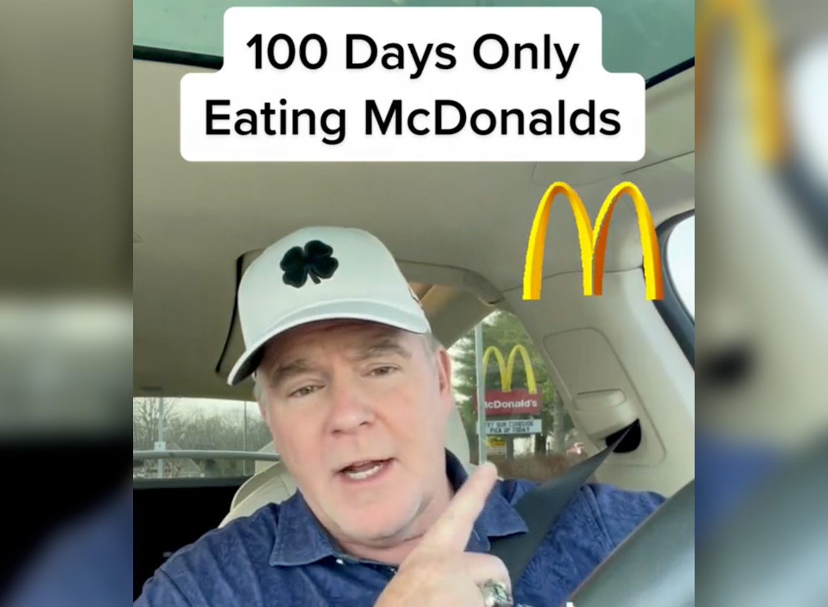 Man Lost 34 Pounds Eating Only McDonald's
