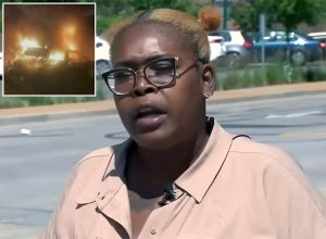 Wife Saves Husband from Fiery Car After Crash