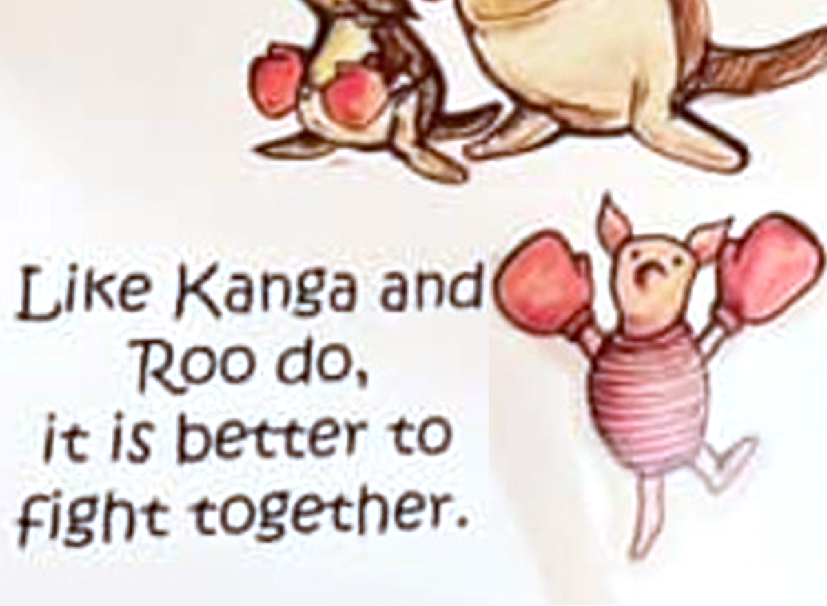 Pooh Teaches Kids to Survive Shooting