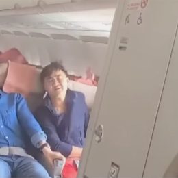 Man Opens Plane Door in Midair