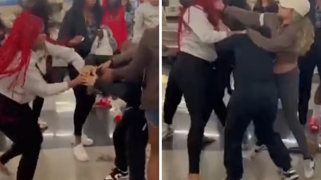 Airport brawl main