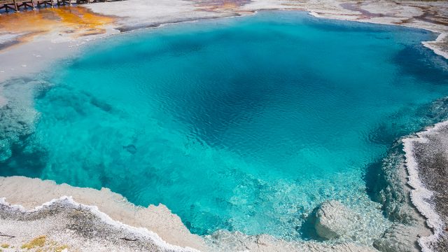 Abyss,Pool,In,West,Thumb,Geyser,Basin,In,Yellowstone,National